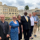 officers from the council's economic growth team