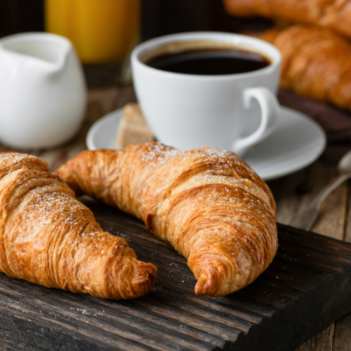 croissants and coffee