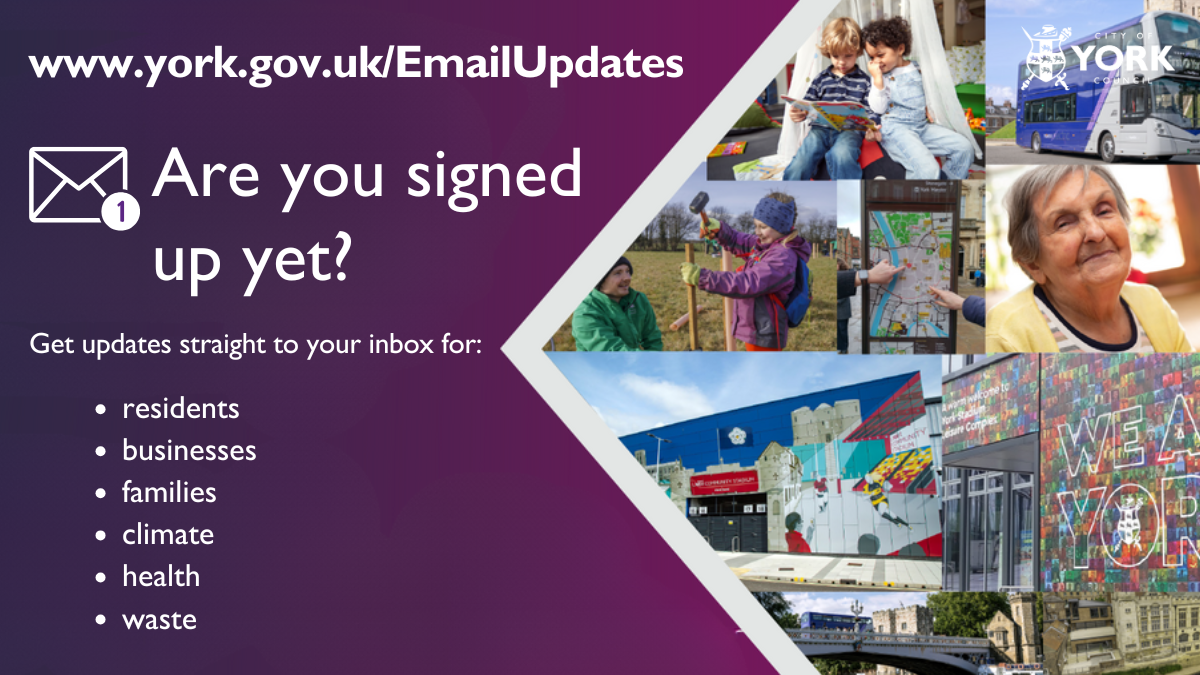 Email updates