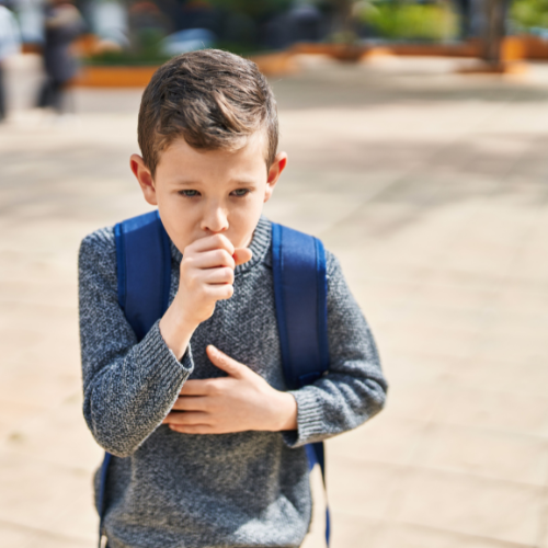 Child coughing