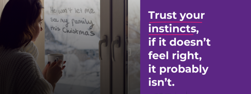 Domestic abuse campaign graphic