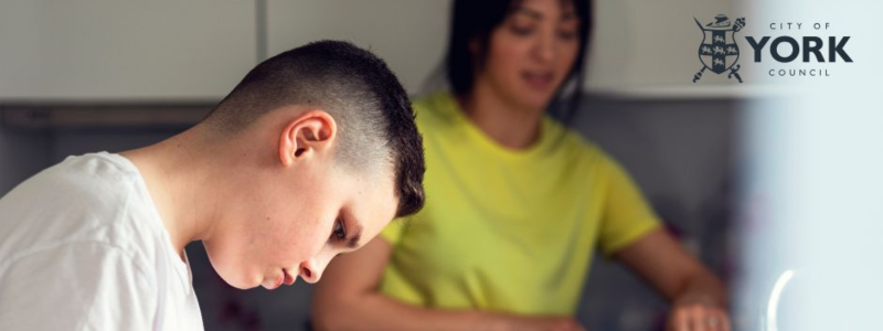 Two people in a kitchen