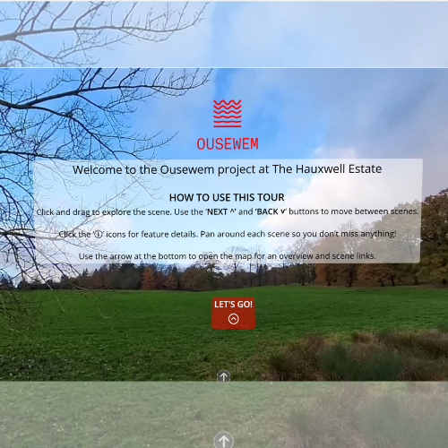 Screenshot of virtual tour of recent NFM project