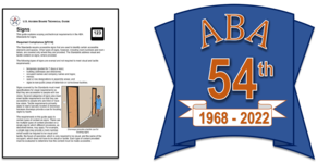 Cover of Signs Guide and ABA anniversary logo