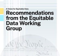 Equitable Data Working group