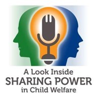 A Look Inside Sharing Power in Child Welfare Logo