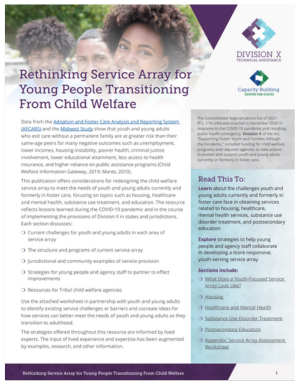 Rethinking Service Array for Young People Transitioning From Child Welfare