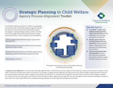 Strategic Planning in Child Welfare: Agency Process Alignment Toolkit