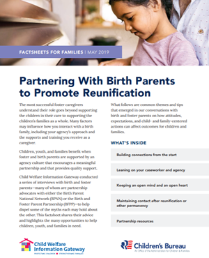 partnering with birth parents