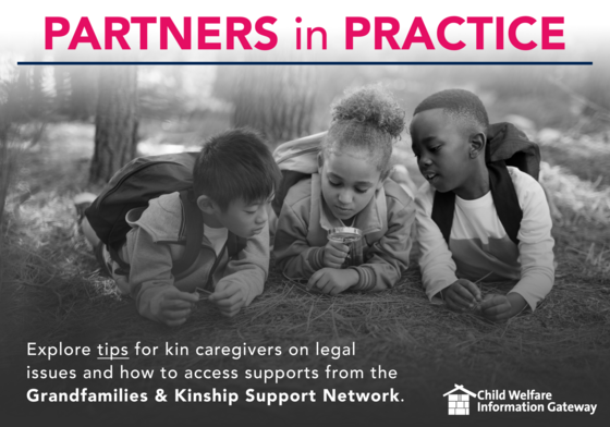 Explore tips for kin caregivers on legal issues and how to access supports from the Grandfamilies & Kinship Support Network. 