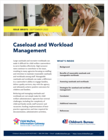 Caseload and Workload Management