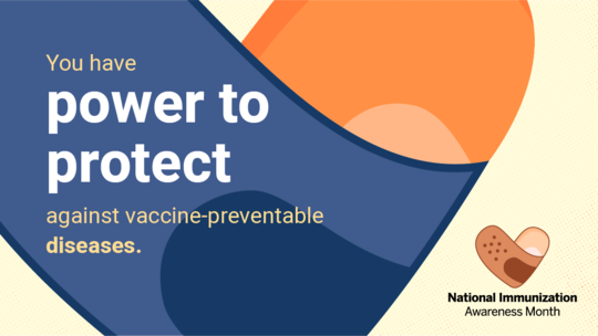 Vaccine Month graphic