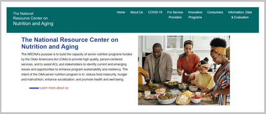 NRCNA Homepage Screenshot