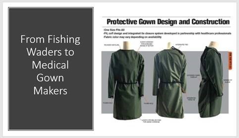 From Fishing Waters to Medical Gown Makers