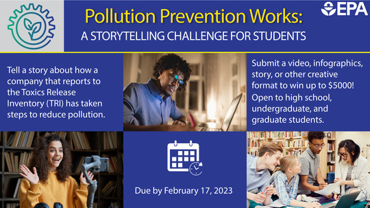 Tell a story about how a company that reports to the TRI has taken steps to reduce pollution. Due by 2/17/23. 