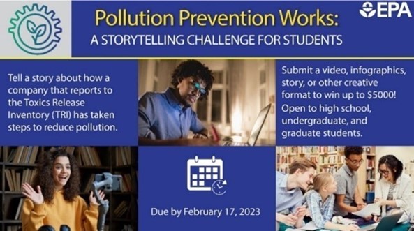 Pollution Prevention Works: A Storytelling Challenge for Students