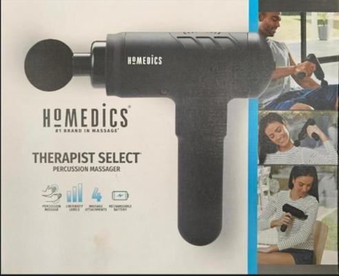 Image of Rrcalled HoMedics Therapist Select Percussion Massager HHP-715 packaging
