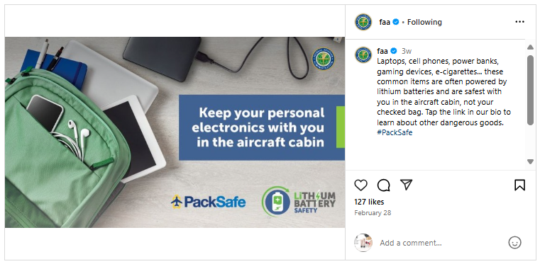 PackSafe Instagram