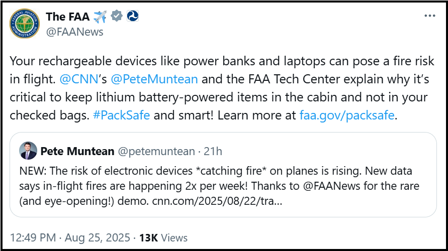 FAA on X CNN