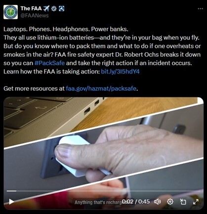 lithium batteries social post