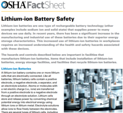 OSHA Fact Sheet
