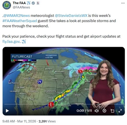 Stevie Daniels weather forecaster