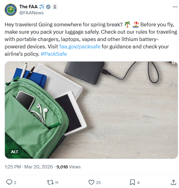 A backpack with a smartphone, earphones, pens, a notebook, a tablet, and a laptop is arranged ready to pack for travel.