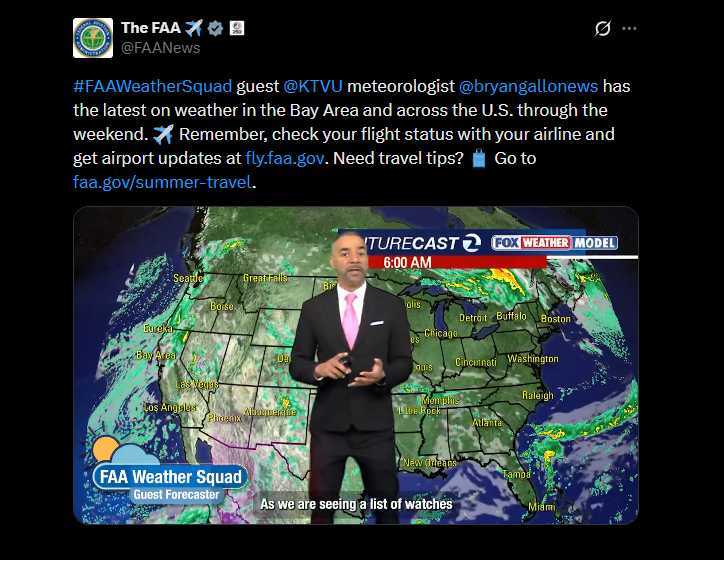 Bryan Gallos, guest weather squad forecaster