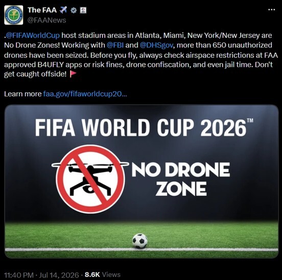 No Drone Zone - FIFA