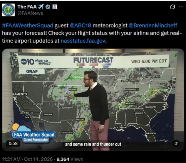 Guest weather squad forecaster