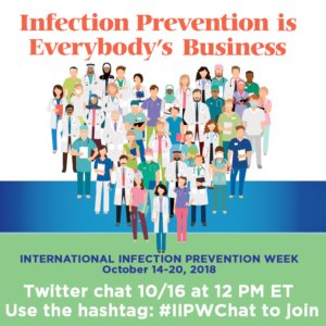 Image_Infection Prevention Week_Use #IIPWChat to join the conversation