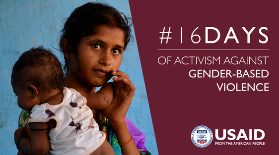 #16Days of Activism against Gender-Based Violence - Photo of a woman and her child