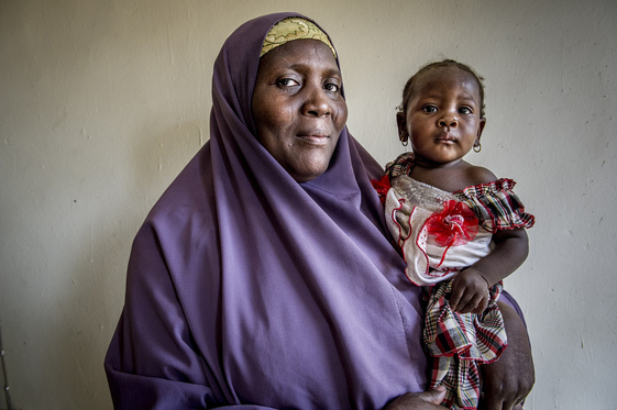 USAID 2018 Mother's Day eCard Banner - Woman holding her daughter.