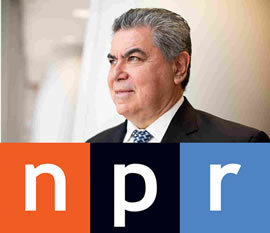 Photo of Jorge Odon with the NPR logo