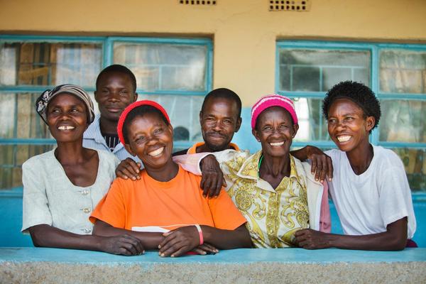 Safe Motherhood Action Group members in Lunga, Zambia