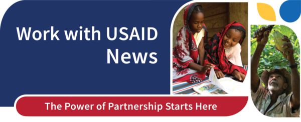 Work with USAID Newsletter Banner