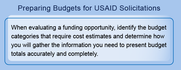 Work with USAID Tip of the Month