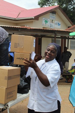 Caritas Freetown Health Administrator Sister Josephine Amara. 