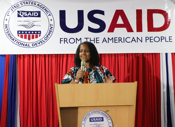 USAID Health Office Director Jennifer Erie addressed the May 24 event highlighting maternal health and honoring mothers in Juba.