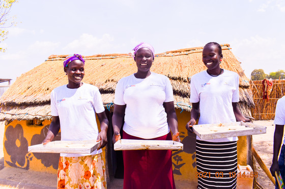 The Guirbai women’s group in Abiemnom County, Unity State, launched a bakery with savings from their village savings & loan association.