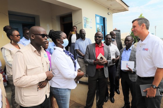 On August 10, 2022 director of USAID's Office of Sudan & South Sudan Programs Jonathan Richter visited USAID-funded Gurei Primary Health Care Center 