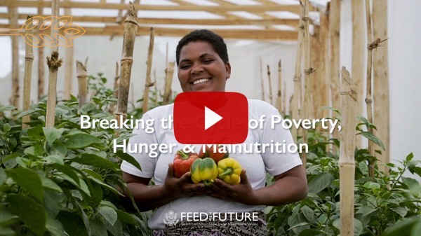 Feed the Future YouTube video entitled breaking the cycle of poverty, hunger and malnutrition