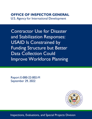 Audit on USAID Contractor Use