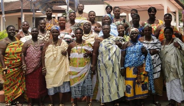 Female leaders from democratic Ghana's Western Region take part in a USAID-supported workshop.