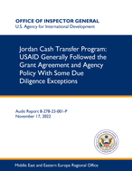 Jordan Cash Transfer Audit