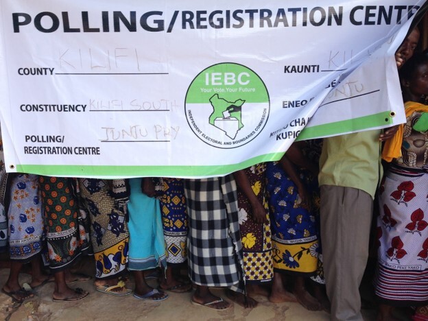 Citizens in line during the Kenyan elections of March 4, 2013