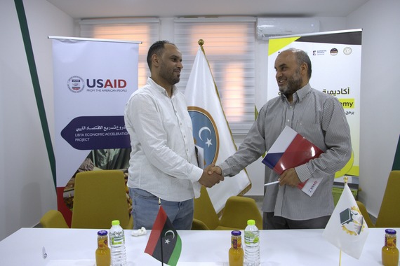 MOU signing ceremony in Sebha.