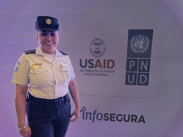 Disly Paz Directora de la Sección de Estadística de la Policía Nacional Civil de Guatemala