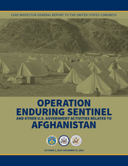 Report Cover for Operation Enduring Sentinel Lead Inspector General Quarterly Report to Congress October 1, 2023–December 31, 2023