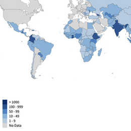 Blue and gray world map